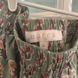Narea Floral Skirt - Green and Pink
